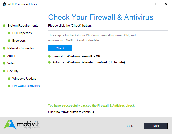 WFH Firewall & Antivirus