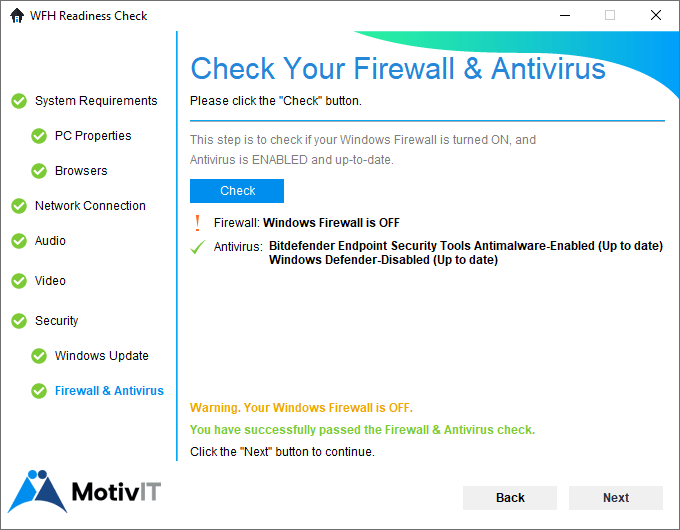 MotivIT WFH Readiness Check_Firewall 1.3.3